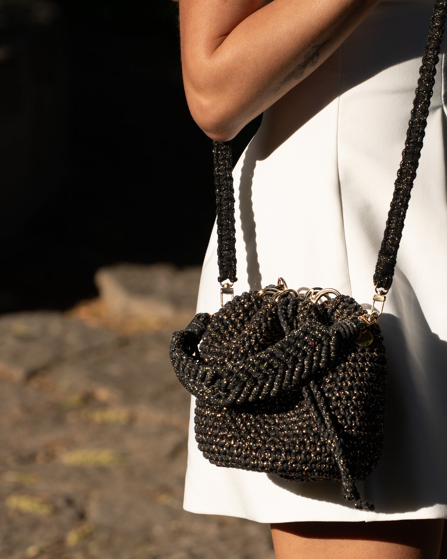 Bucket PIA Mini - black golden