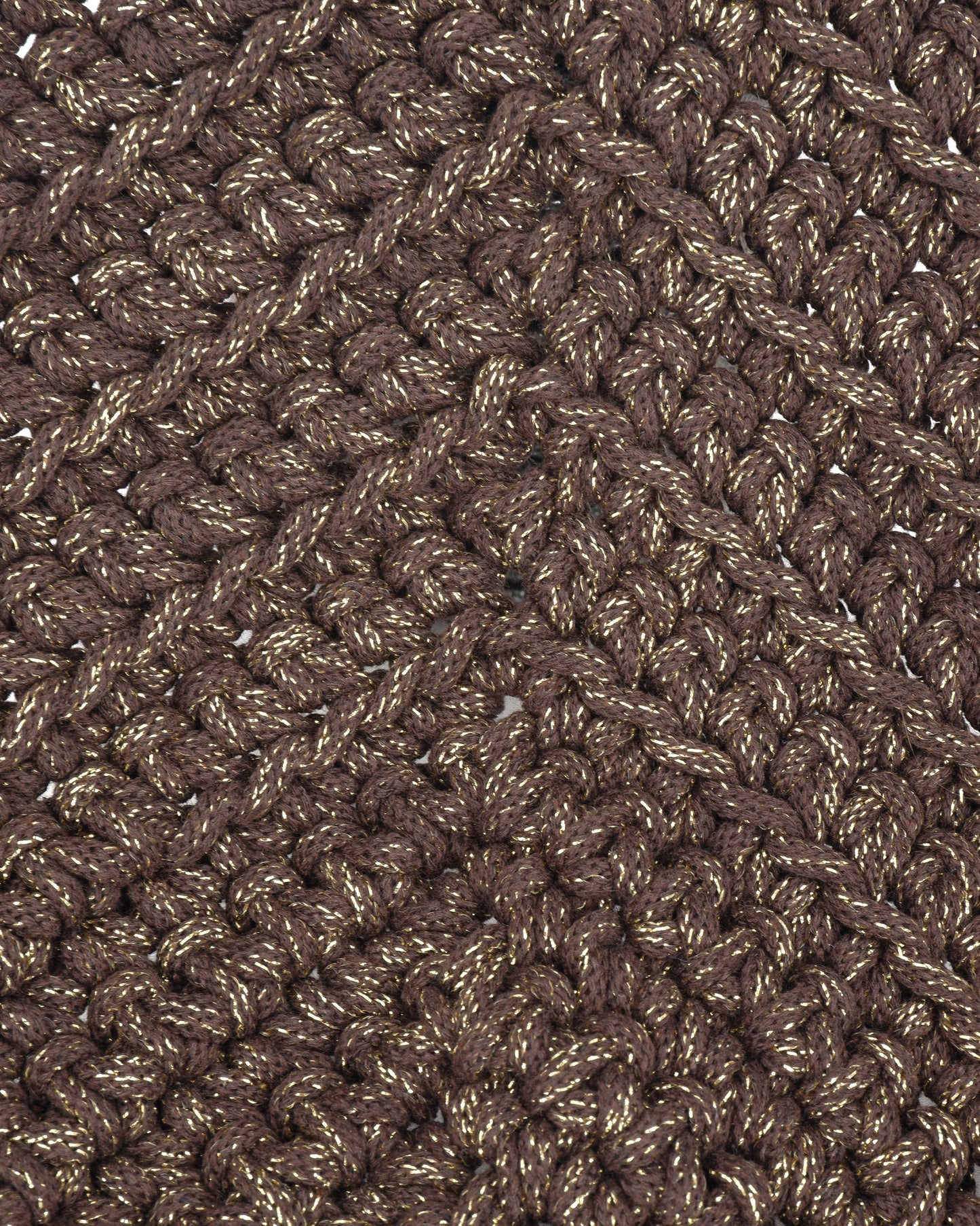 LILY - dark brown golden (shiny cotton)