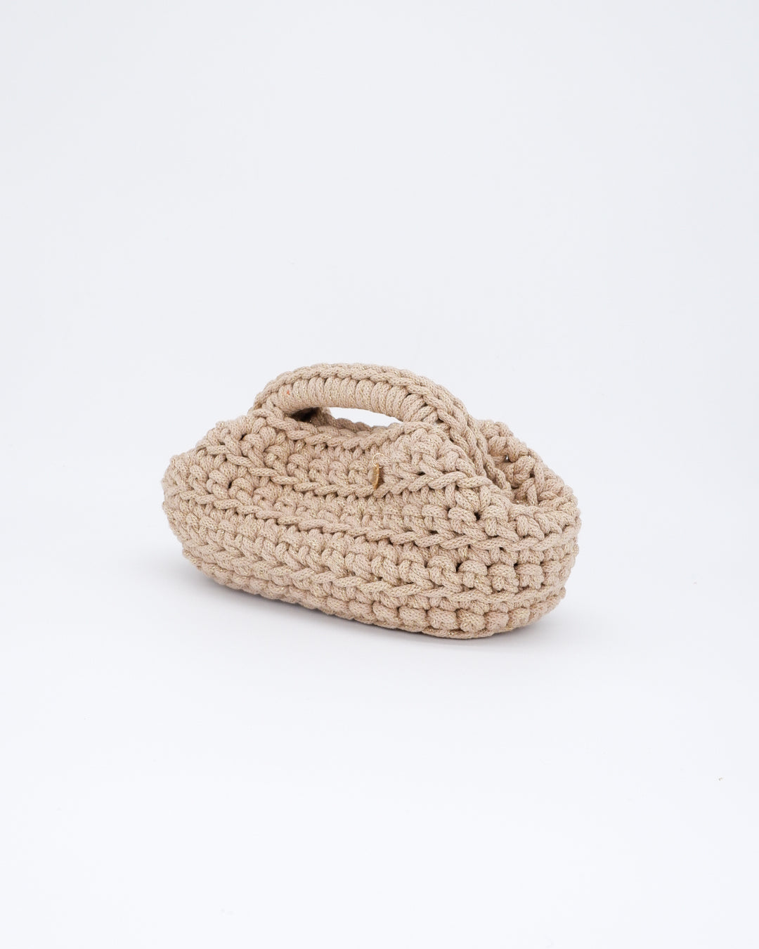 PATRI Mini - beige (with golden sparkles)