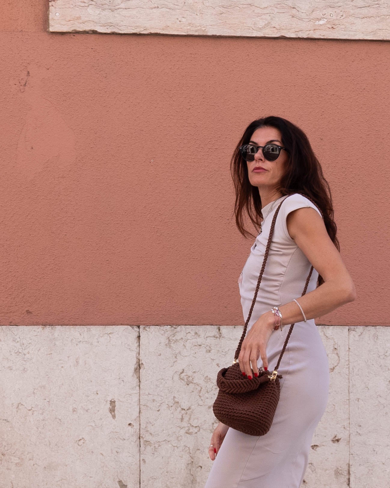 Bucket PIA Mini - brown