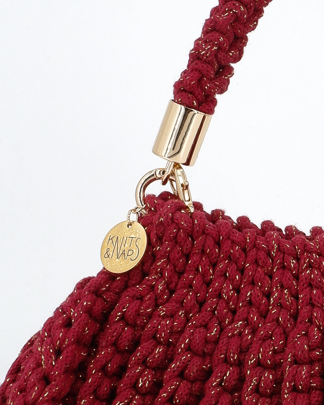 LILY - wine red golden (shiny cotton)