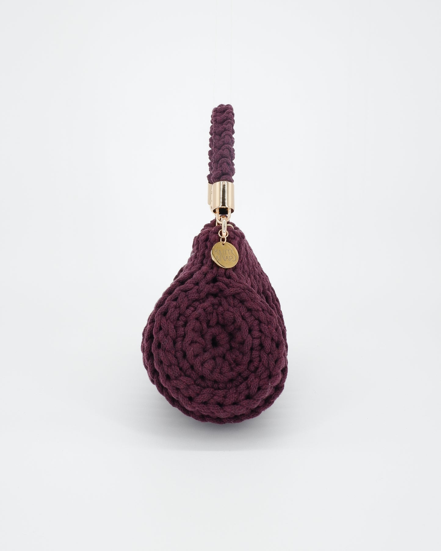 LILY - dark plum (unicolour cotton)