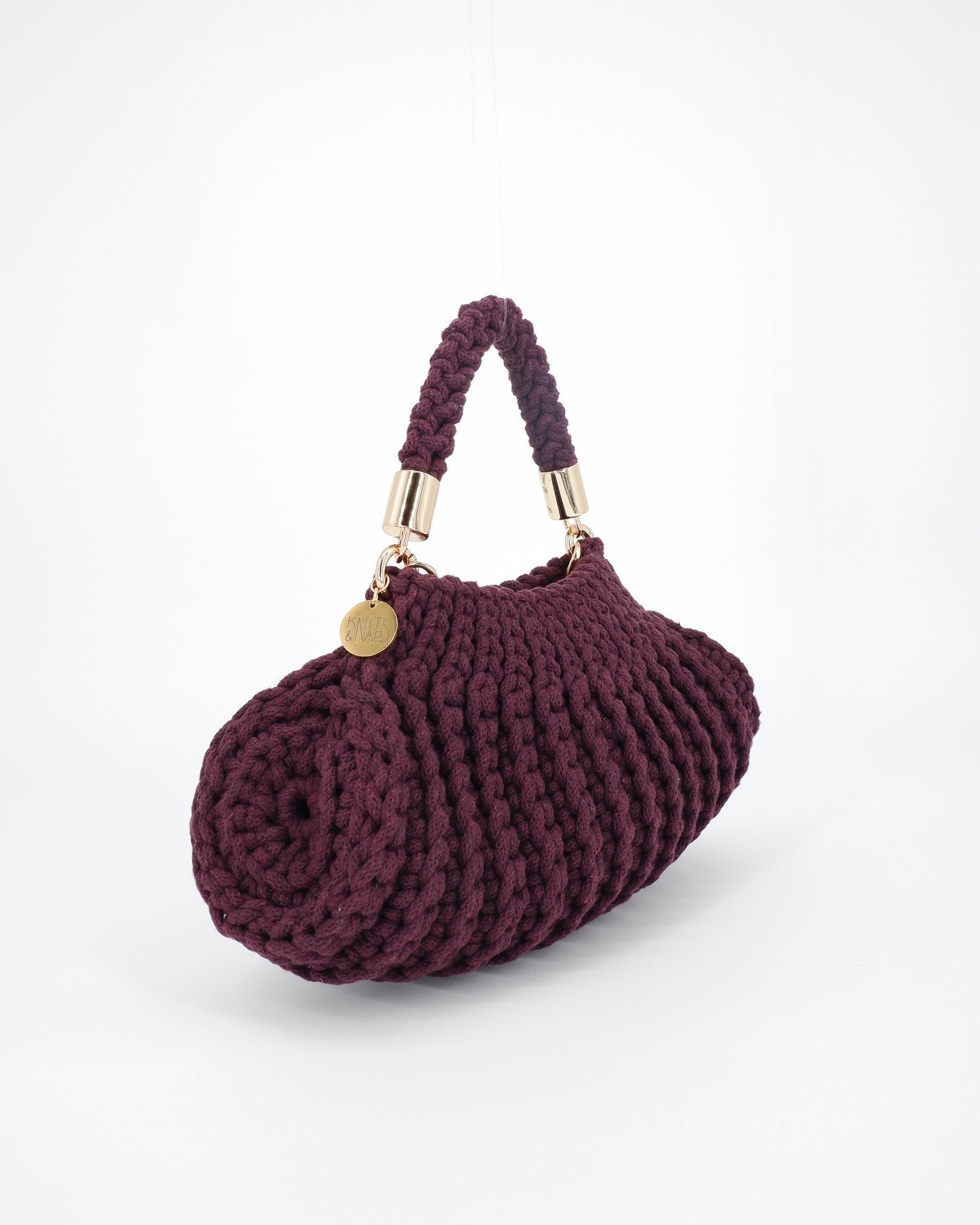 LILY - dark plum (unicolour cotton)