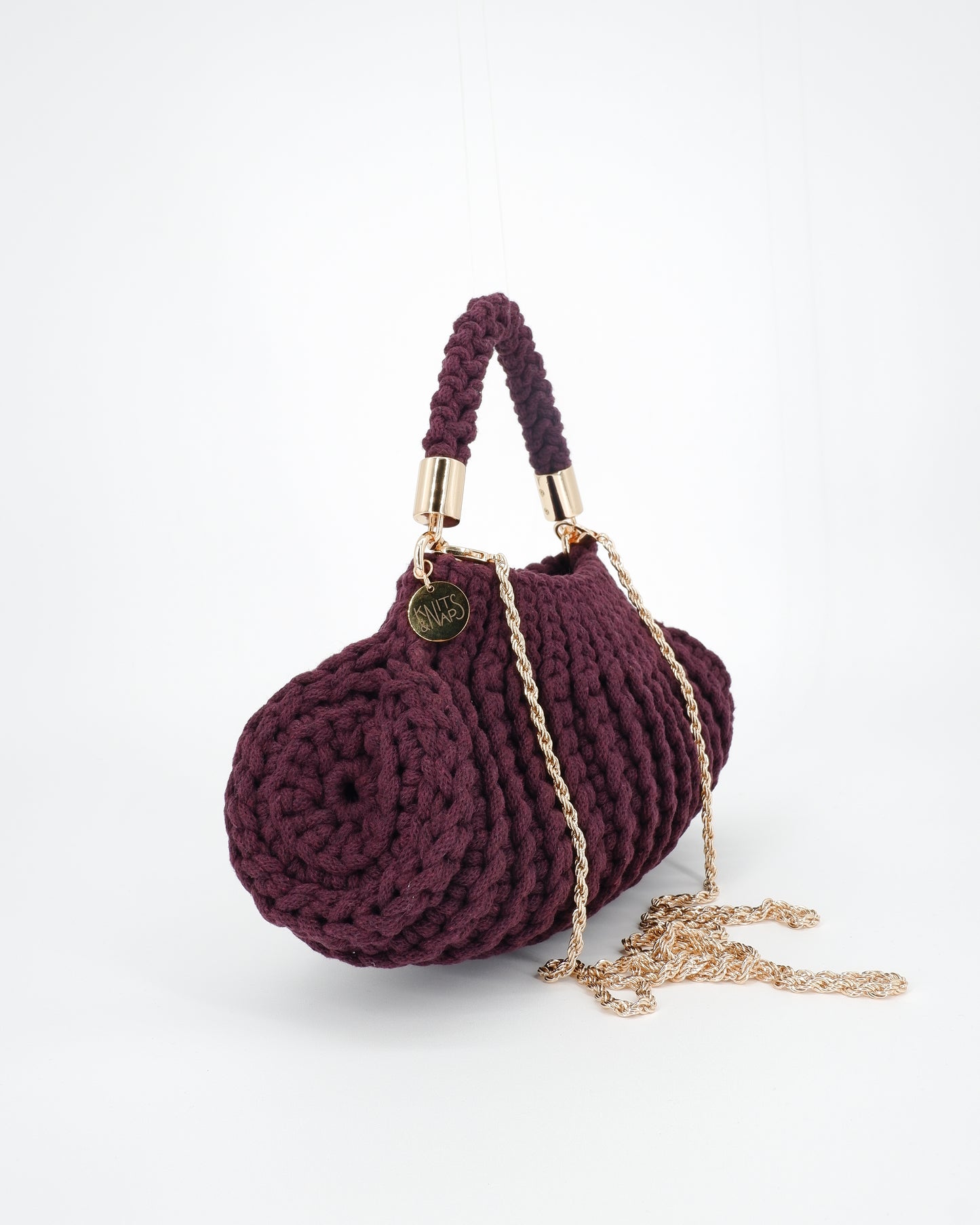 LILY - dark plum (unicolour cotton)