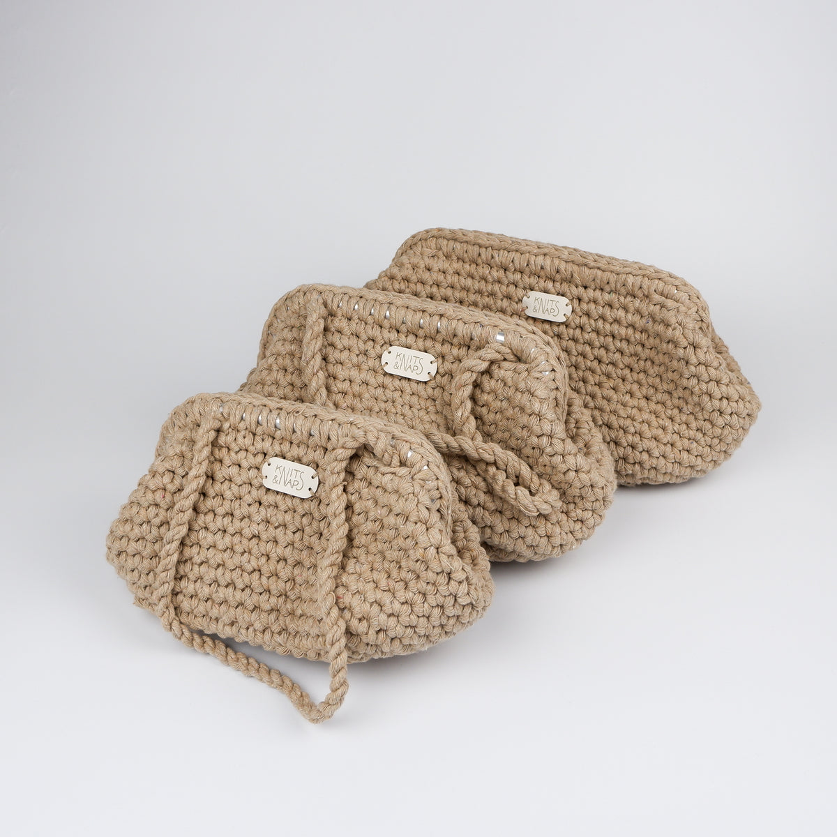 Handbag AMIE - beige XL