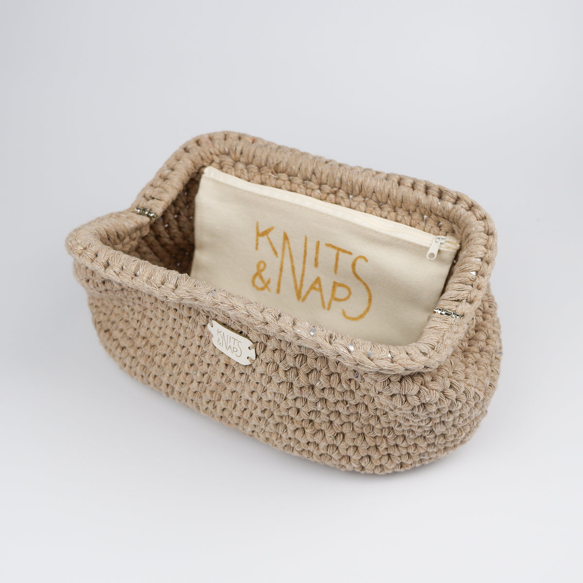 Handbag AMIE - beige XL
