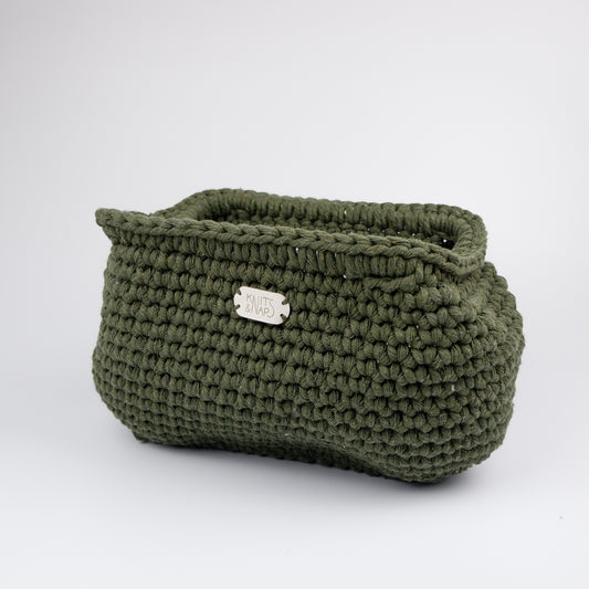 Handbag AMIE - olive green (Big, XL)