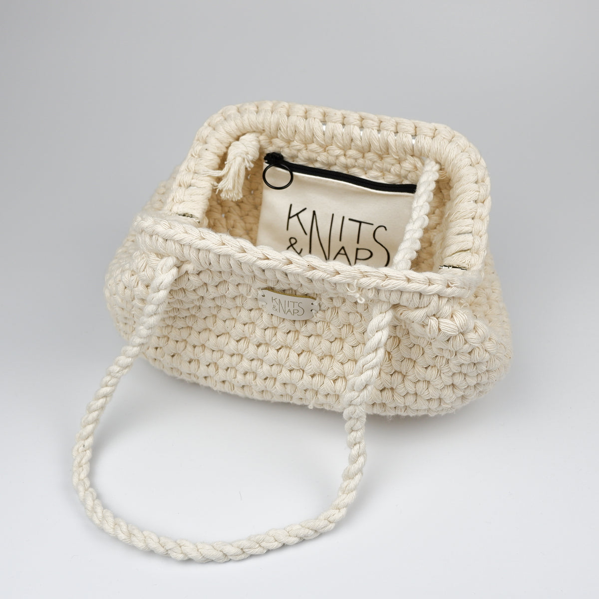 Handbag AMIE - natural (Big)