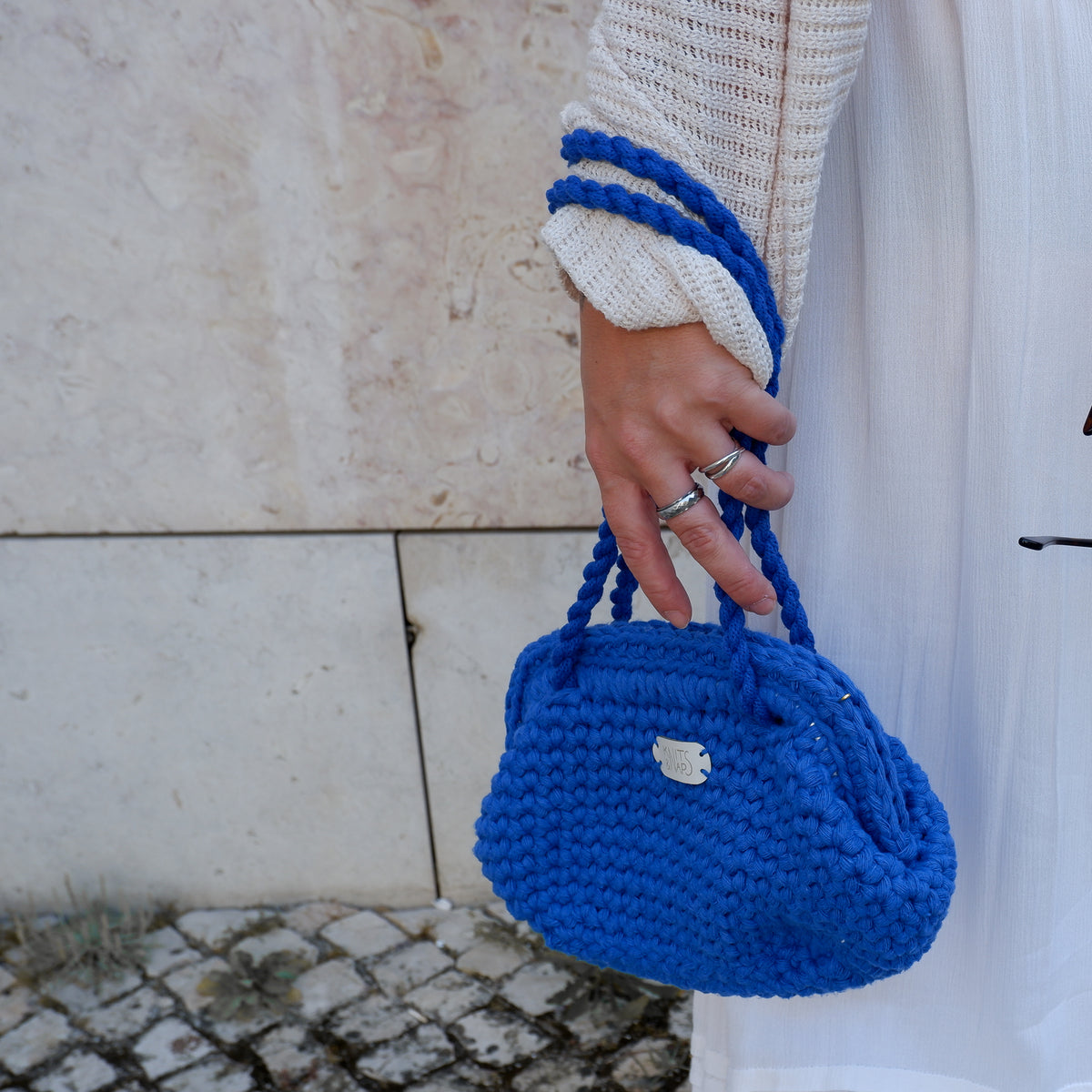 Handbag AMIE - electric blue (Small, Big)