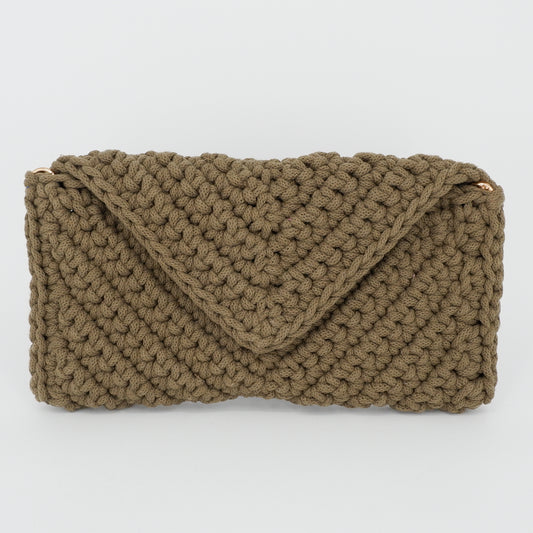 V Clutch - olive green