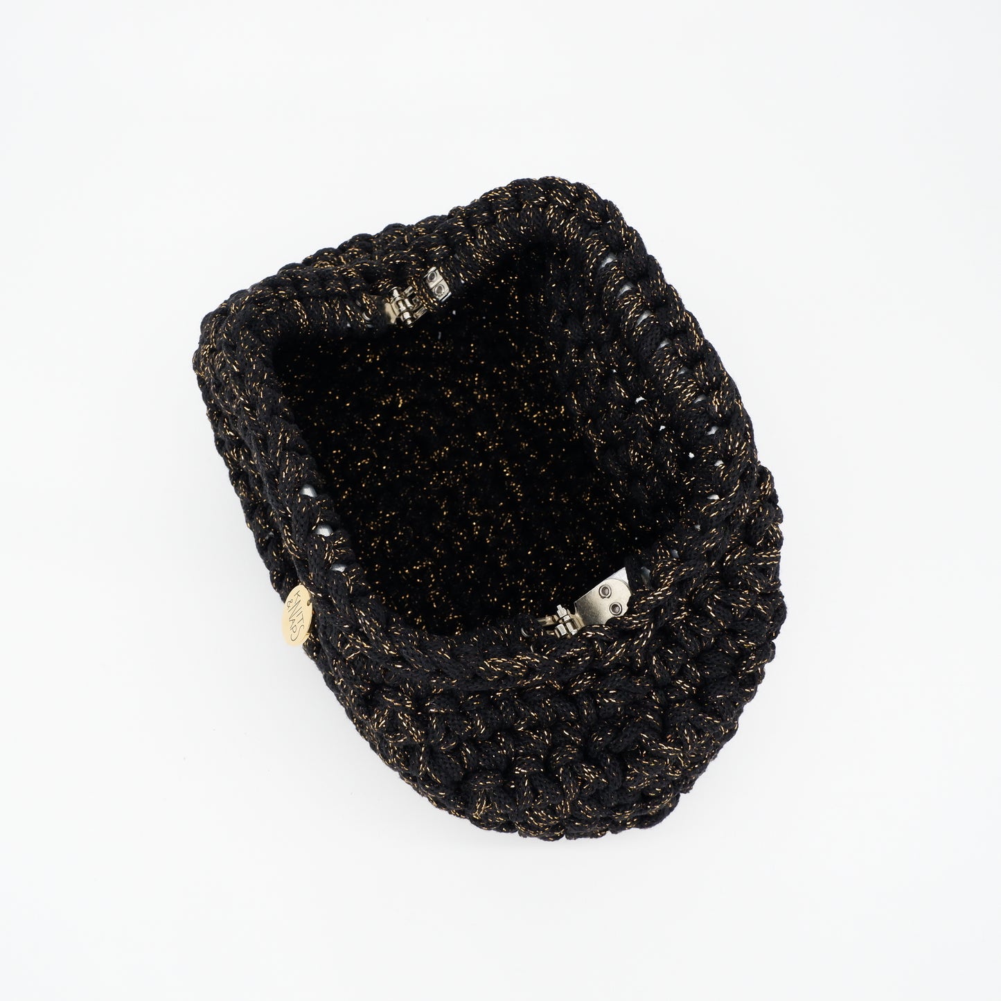 PATRI - black (with golden sparkles)