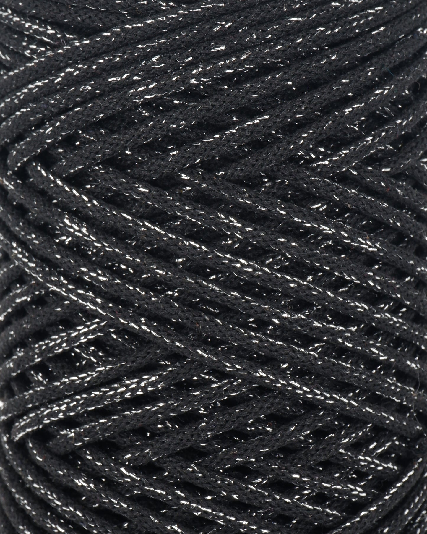 LILY - black silver (shiny cotton)