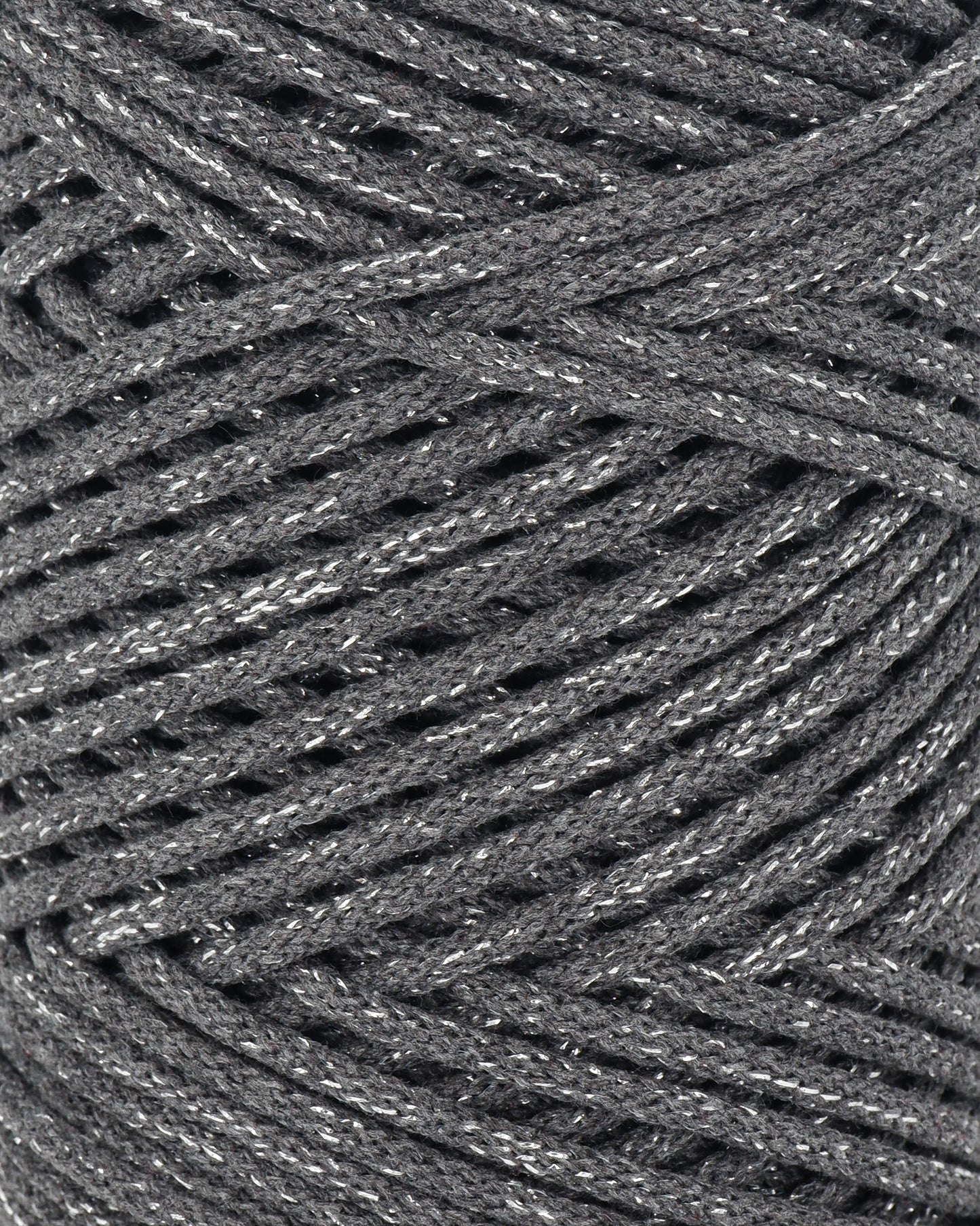 LILY - grey silver (shiny cotton)