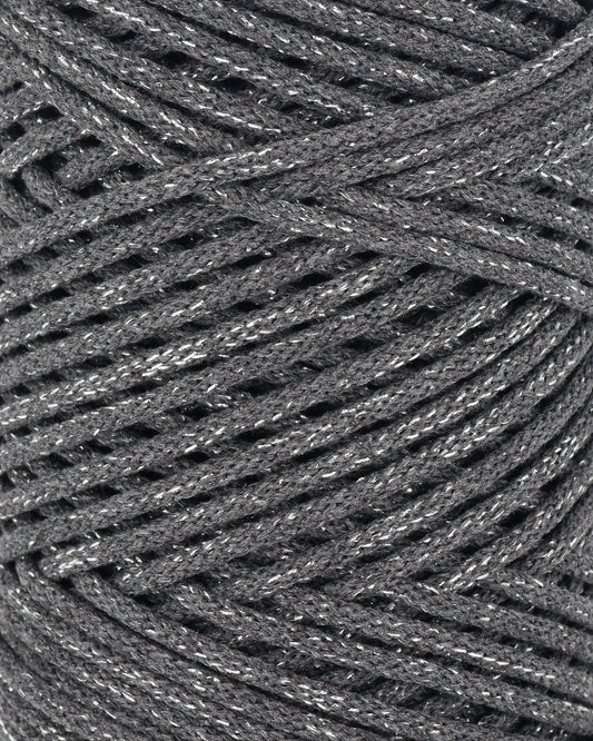 LILY - grey silver (shiny cotton)