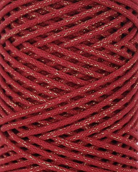 DISCOBALL - wine red golden